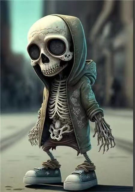 Halloween Skelett Puppe